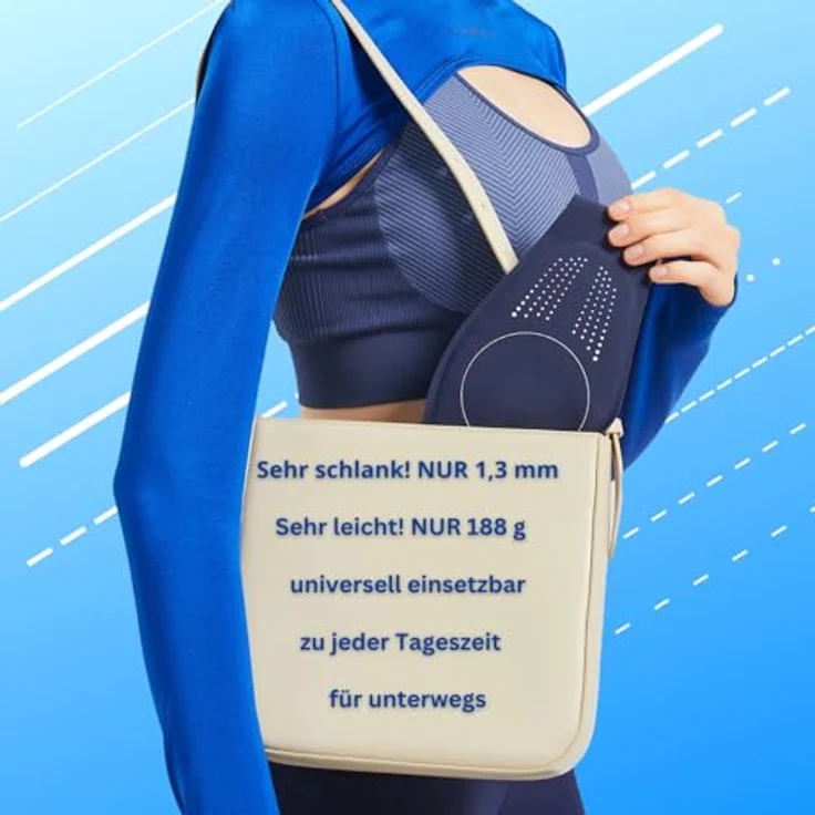 Duke-Handel Massagegerät Massagegürtel Wärmegürtel Vibrationsgürtel, zur Schmerzbehandlung Kabellos Aufladbar mit Akku, Hüftgürtel in Schwarz – Bild 7