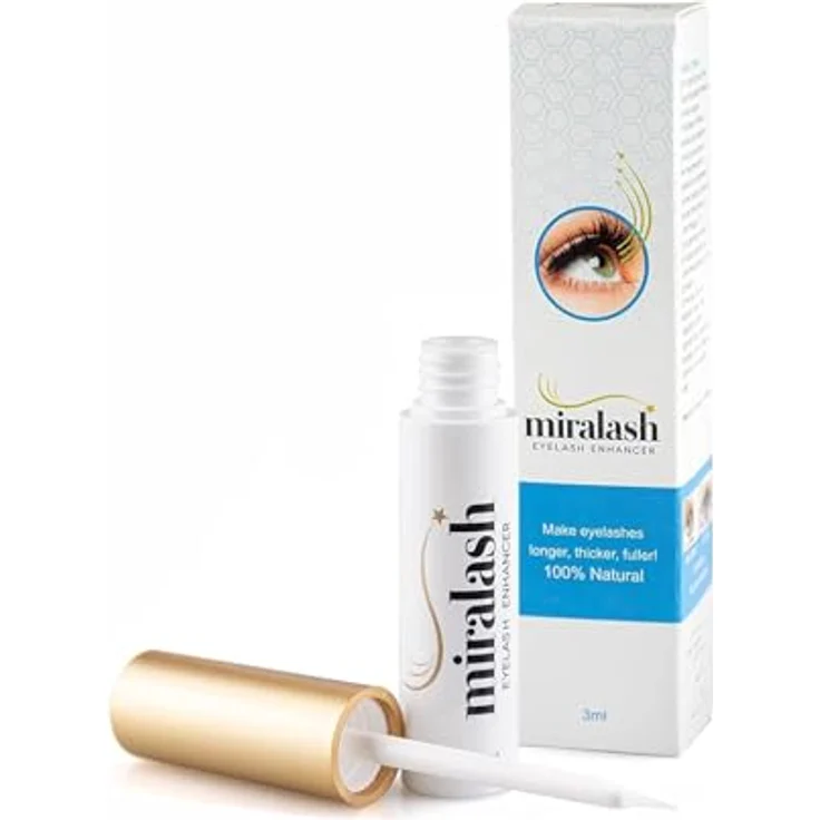Miralash Wimpernserum 3 ml (1er Pack) - Conditioner für Wimpern, Serum zur Förderung von Wimpernwachstum und Wimpernverlängerung - Eyelashes Growth Serum mit natürlichen Inhaltsstoffen – Bild 1