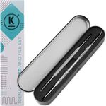 K-Pro Mineral-Nagelfeile Nagelheber & Feile für eingewachsene Zehennägel Eckenheber Nagelfeile, robust & langlebig, chirurgischer Edelstahl