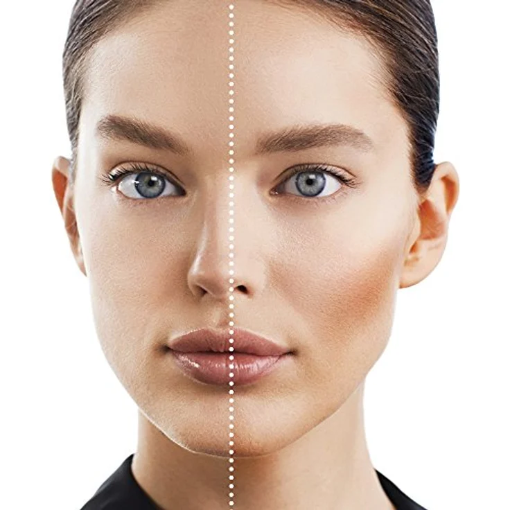 Maybelline New York Master Sculpt Kontur-Duo-Puder Medium Dark/ Puder in hellem und mittlerem Braun zum Konturieren und Highlighten des Gesichts, mit leichtem Tragegefühl, inkl. Spezialpinsel (1 x 9 g) – Bild 2