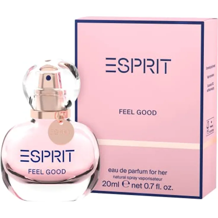 ESPRIT FEEL GOOD for her Parfüm Damen 20ml mit Apfel, Jasmin, Veilchen & Moschus - Floral & fruchtig mit warmen Noten