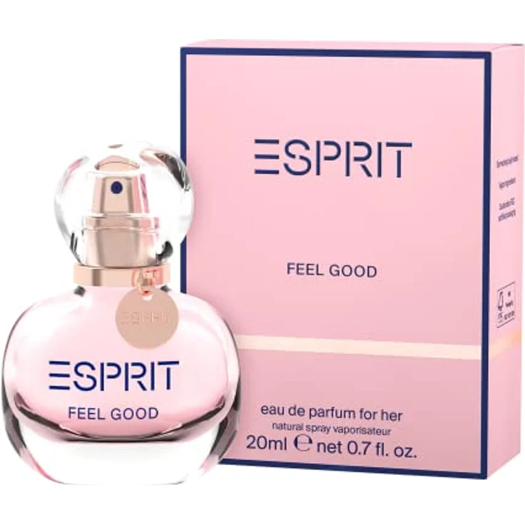 ESPRIT FEEL GOOD for her Parfüm Damen 20ml mit Apfel, Jasmin, Veilchen & Moschus - Floral & fruchtig mit warmen Noten – Bild 1