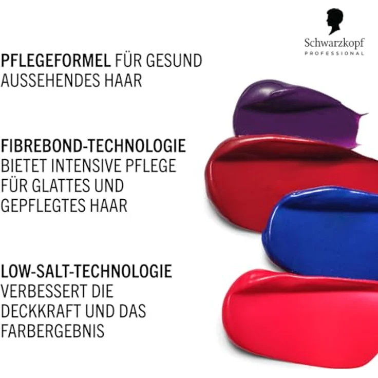 Schwarzkopf Professional CHROMA ID Bonding Color Mask Semi Permanentes Farbsystem Haarmaske Purple 250 ml - Vegane Formel, Pflegende Tönung, Intensive Pflege – Bild 4