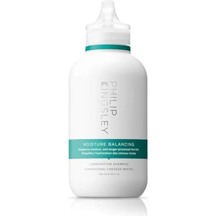 Philip Kingsley Moisture Balancing Combination Shampoo, feuchtigkeitsspendend für trockenes und fettiges Haar, 250ml – Bild 1