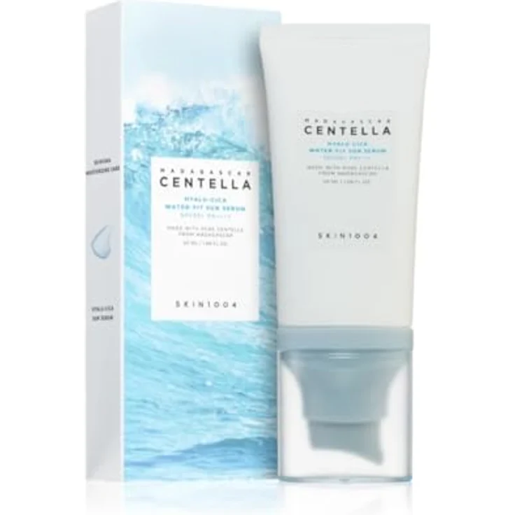 SKIN1004 Madagascar Centella Hyalu-Cica Water-Fit Sun Serum SPF50+ PA++++, 50 ml Sonnencreme mit umfassendem UV-Schutz – Bild 2