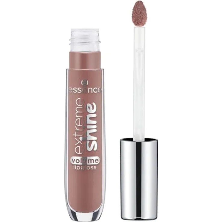 essence extreme shine volume lipgloss Nr. 17, Braun, glänzend, transluzent, vegan, ölfrei, ohne Parabene, 1er Pack (5ml)