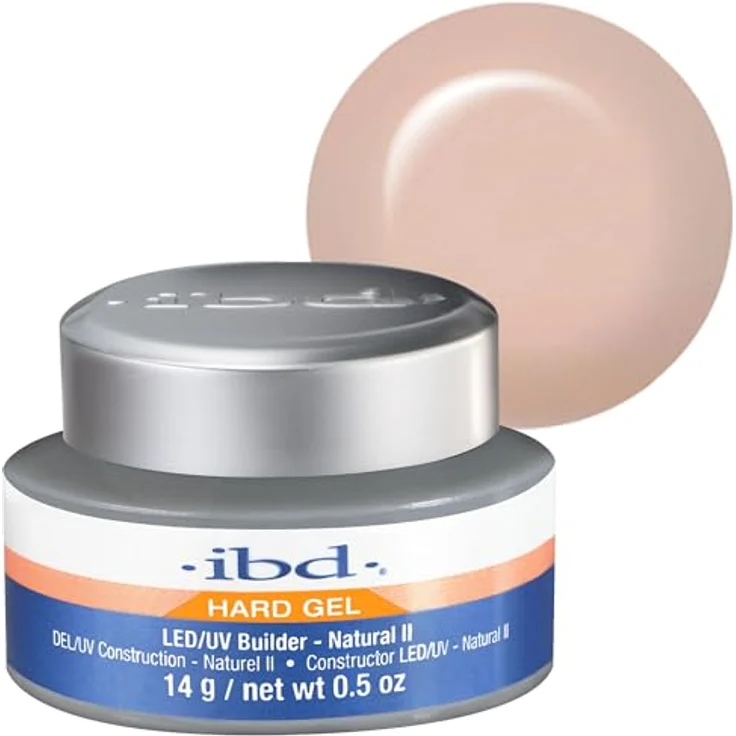 IBD Hard Gel – LED/UV Builder Gel Natural II, 14 g – Nagelaufbau für zu Hause, geruchsneutral, MADE IN USA – Bild 1