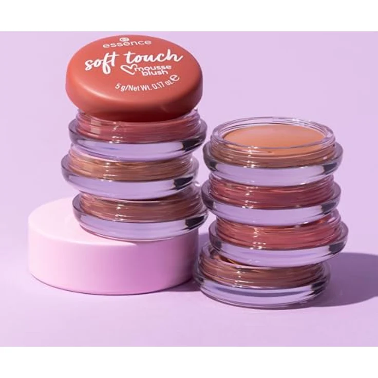 essence Soft Touch Creme-Rouge Farbton 40 Blushing Berry, Rouge mit leichter Textur, 5 g – Bild 6
