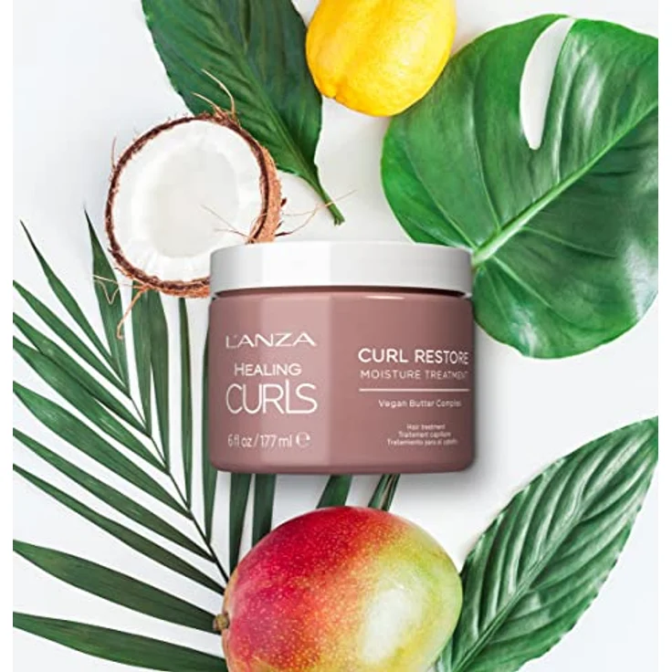L'ANZA Feuchtigkeitsspendende Lockenkur - Leave-in Creme für mehr Feuchtigkeit, bändigt krauses Haar und schützt vor Hitze (177 ml) – Bild 4