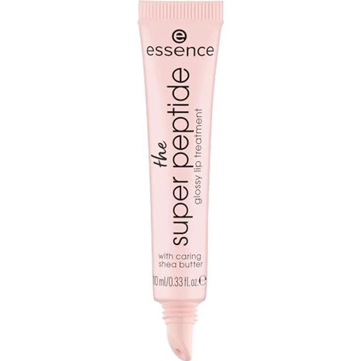 essence the super peptide glossy lip treatment, Lippenbalsam Nr. 01, transparent, glättend, vegan, ohne Parabene, 10ml – Bild 2