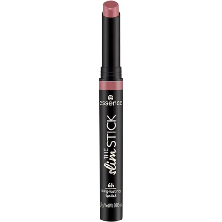 essence cosmetics THE slim STICK, Lippenstift Nr. 104 Pink, langanhaltend, pflegend, farbintensiv, matt, vegan, 1er Pack (1.7g)