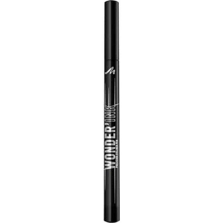 Manhattan Wonder'Ink Eyeliner 001, langlebiger Eyeliner für hohen Komfort, schwarz – Bild 1