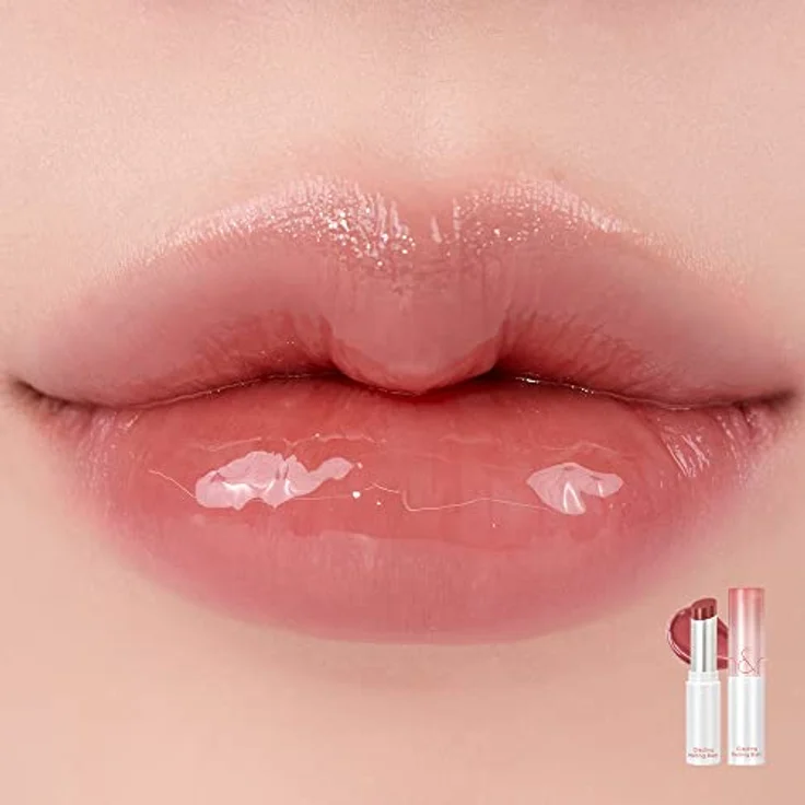 rom&nd Glasting Melting Balm, tönender Lippenbalsam mit feuchtigkeitsspendender Pflege, Farbton 06 Kaya Fig, 3,5 g – Bild 2