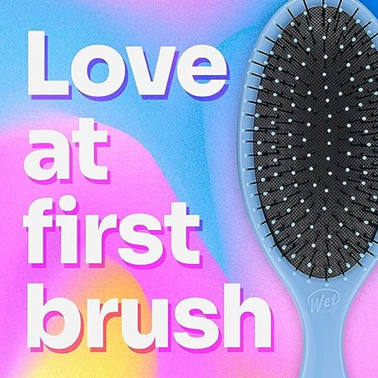 Wet Brush Original Detangler Brush - Sky - Ultra-Soft IntelliFlex Bristles - Pain-Free Comb for All Hair Types – Bild 3