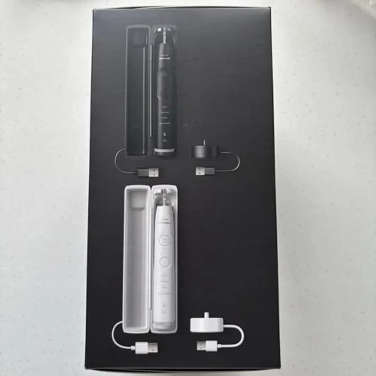 Philips Sonicare Elektrische Zahnbürste Series 7100 HX7429/02, mit Andruckkontrolle, 7 Putzeinstellungen, inkl. Reiseladeetui – Bild 4