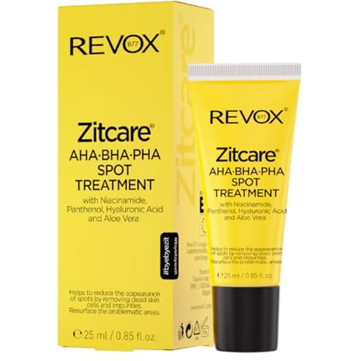 REVOX B77 Zitcare Tagescreme, 25 ml, Feuchtigkeitsspendende Gesichtscreme für unreine Haut
