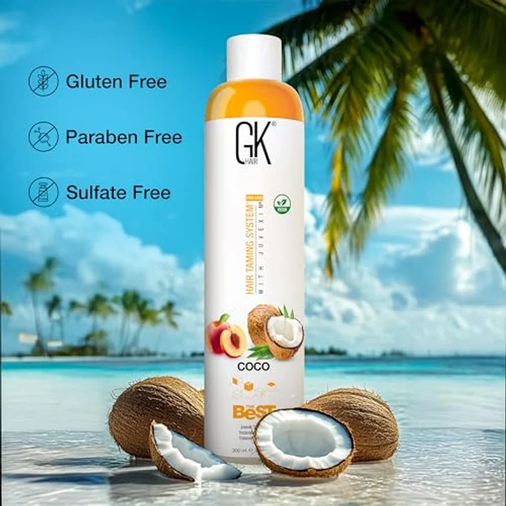 Gk Hair Haarmaske "The Best", 300 ml, mit Coco Juvexin-Technologie zur Revitalisierung und Stärkung von geschädigtem Haar – Bild 6