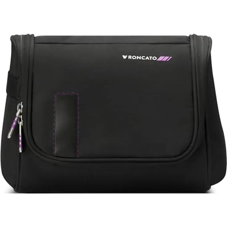 Roncato Speed Kulturbeutel, 26 cm, grau, 100% Polyester, praktische Aufbewahrung für Beautyartikel