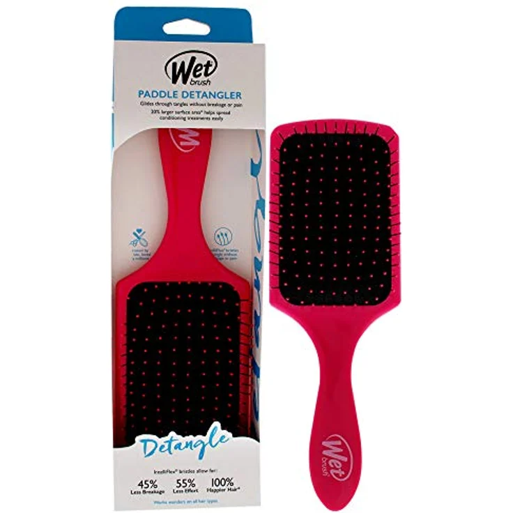 Wetbrush Paddel, Rosa, Einzelbett – Bild 1