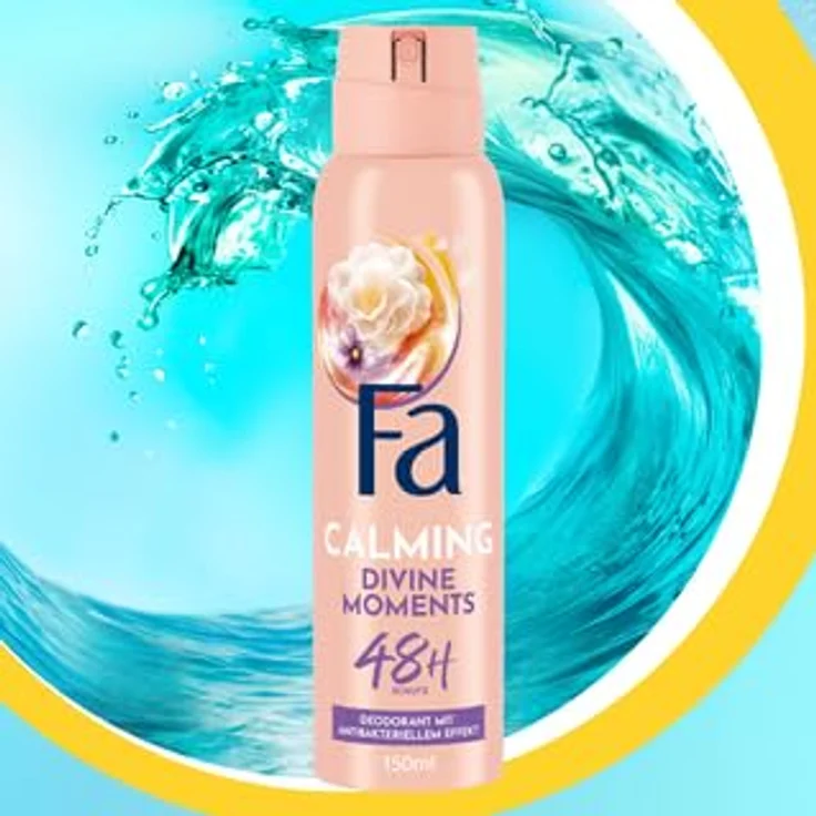 FA Deospray Divine Moments (1x 150ml), Deodorant mit wilder Kamelienblüte, Vegane Formel, stoppt Bakterien, ohne Aluminiumsalze – Bild 3