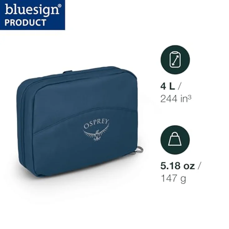 Osprey Daylite Hanging Organizer Kit, Necessaire mit 4 l Volumen, spritzwassergeschützt, schwarz – Bild 2