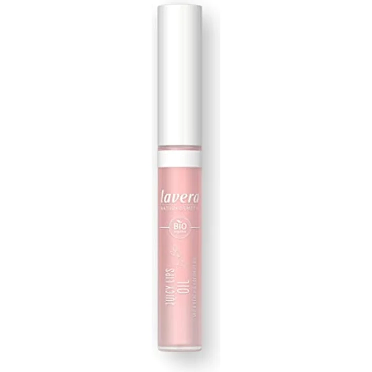 lavera Juicy Lips Oil, 5,50 ml - intensiv feuchtigkeitsspendende Lippenpflege mit Hyaluronsäure, leicht getönt und mit intensivem Glanz – Bild 2