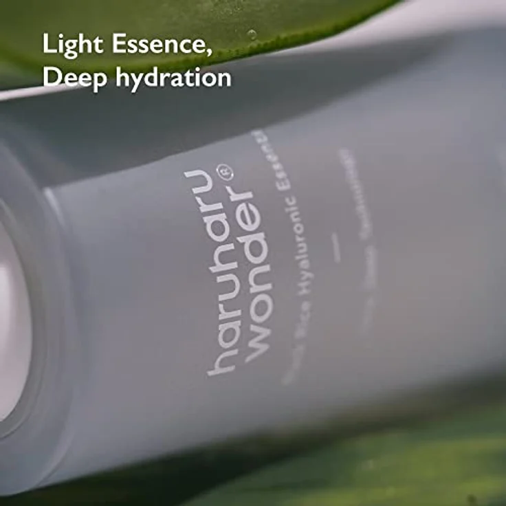 HARUHARU Wonder Black Reis Hyaluron Essence 1,6 fl oz (50 ml) Antioxidation und intensive Hydratation, Anti-Aging, Nahrung für straffe Haut, Panax Ginseng Liposome für saubere Haut – Bild 5