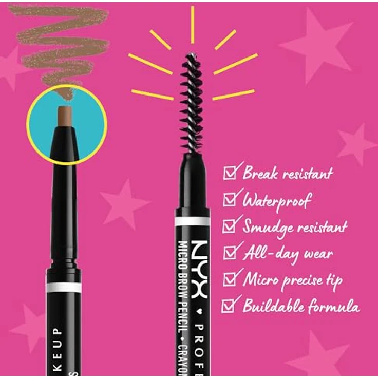 NYX Precision brow pencil taupe Augenbrauenstift taupe – Bild 4