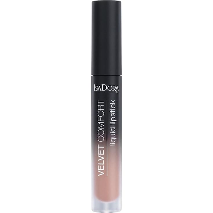Isadora Velvet Comfort Liquid Lipstick, samtiges semi-mattes Finish, 4 ml, vegan-freundlich