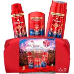 Old Spice Tomorrowland Geschenkset, Sonderedition mit Kulturtasche, Deostick 50 ml, Deospray 150 ml, Duschgel 250 ml, spritziger Zitrusduft