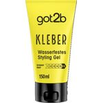 got2b Kleber Haar Gel Halt 6 (150 ml), wasser- und schweißfestes Styling Gel für krassen Halt, hart wie Beton bis zur nächsten Haarwäsche, für vertikale und Sleek Looks