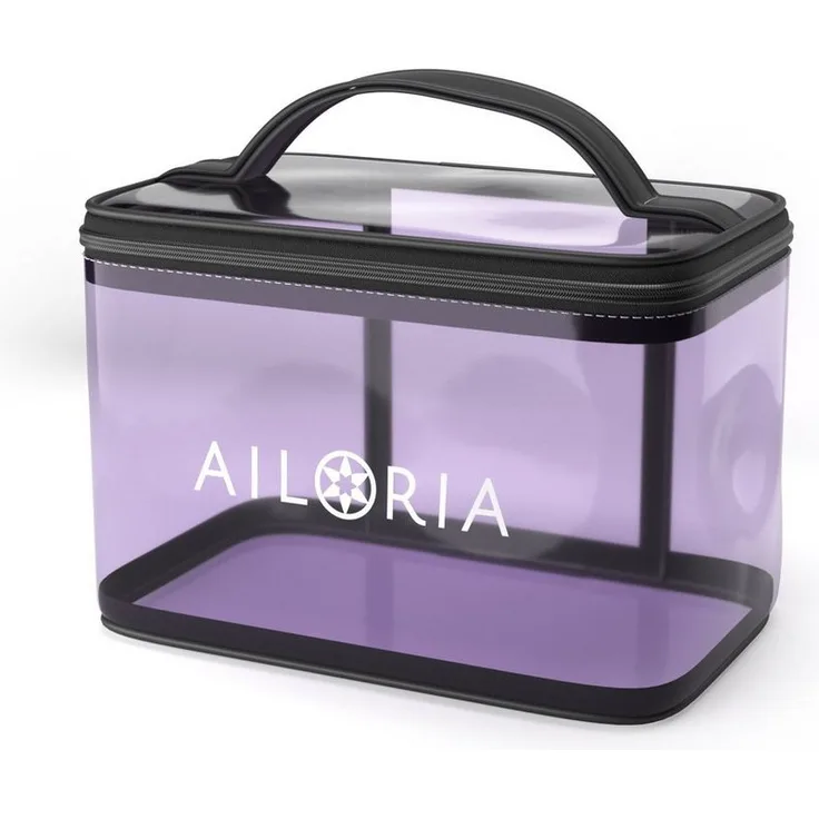 AILORIA Kosmetiktasche VANITY kosmetiktasche, Make-Up Organizer aus wasserdichtem PVC, transparent