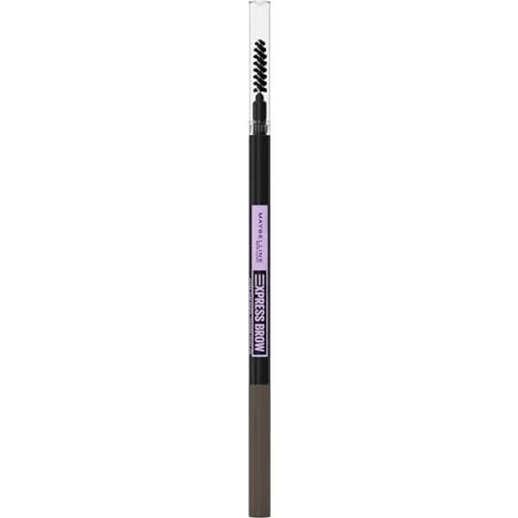 MAYBELLINE NEW YORK Express Brow, automatischer Augenbrauenstift für Damen, Farbton Medium Brown, 9 g, präzise Korrektur und voluminöses Augenbrauen-Design – Bild 1