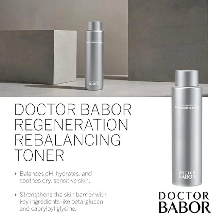 BABOR DOCTOR Rebalancing Toner | Ausgleichendes Gesichtswasser für trockene Haut mit 7.5% Aminosäure | Hydratisiert & regeneriert | Mit BIOGEN PLANT EXTRACT | vegan | 200ml – Bild 2