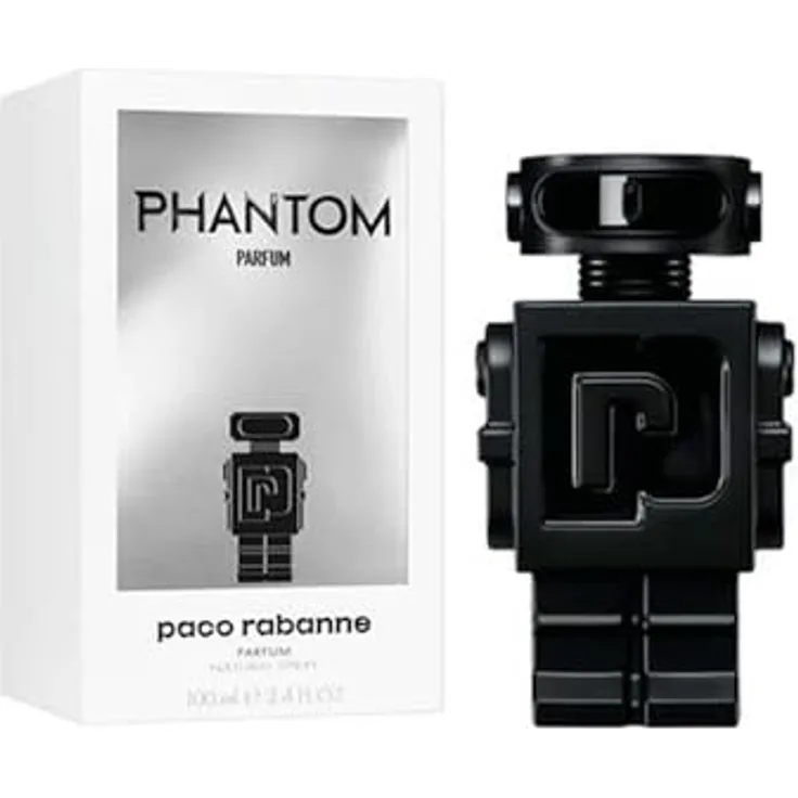 Paco Rabanne Phantom Parfum, Spray, Herrenduft mit Bergamot, Lemon, Rhubarb Accord, Cardamom - 50ml