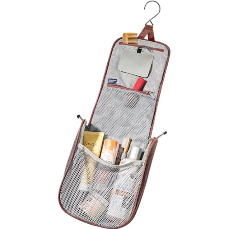 Deuter Wash Center I, Necessaire mit abnehmbarem Spiegel und 3 l Volumen, Rot – Bild 2