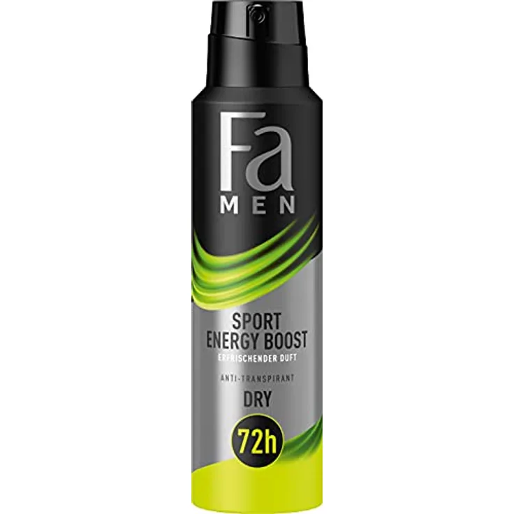 Fa Men Anti-Transpirant Deospray Sport Energy Boost mit erfrischendem Duft, 72h Schutz, 150 ml