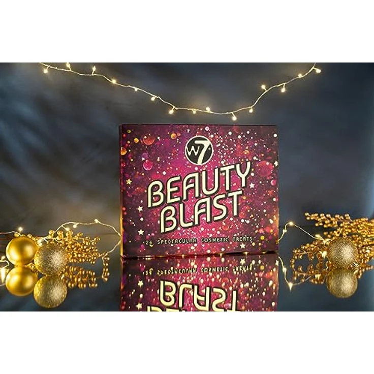 W7 Beauty Blast Adventskalender 2023-24 einzeln verpackte, hochwertige Makeup- und Kosmetiküberraschungen zu Weihnachten - Frei von Tierversuchen, Weihnachtsgeschenke für Teenager und Mädchen – Bild 3
