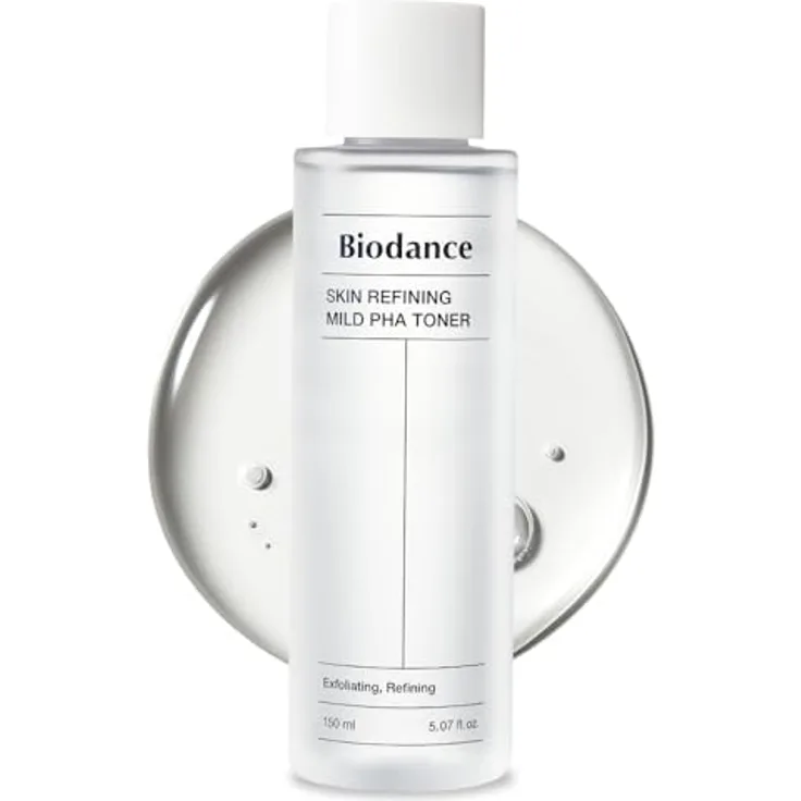 Biodance Skin Refining Mild PHA Toner, sanftes Peeling-Tonikum mit regenerierender Wirkung, 150 ml