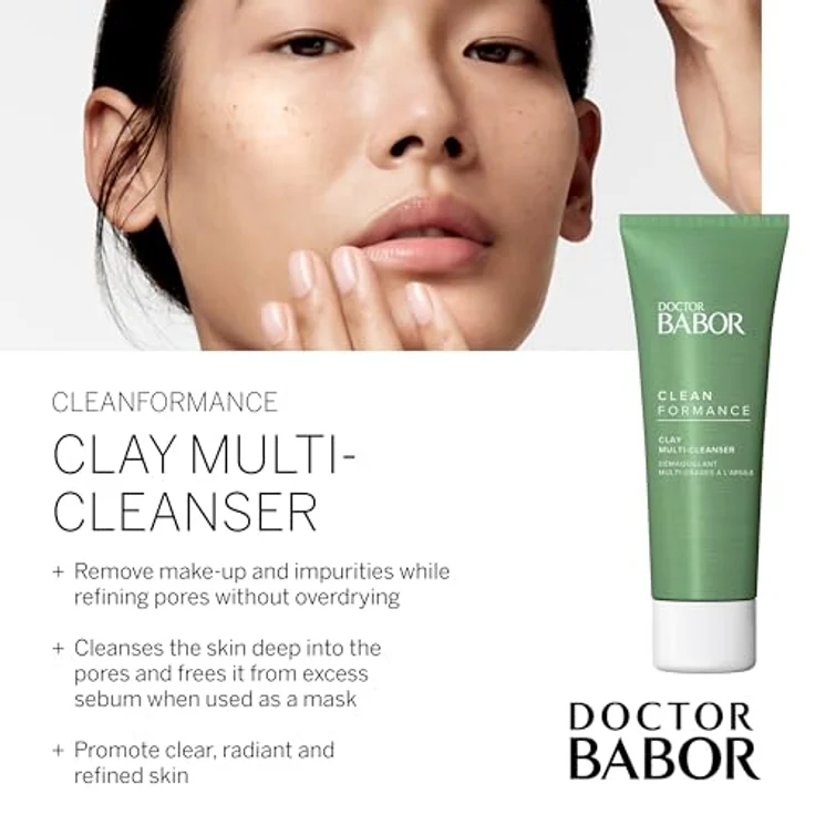 Babor Cleanformance Clay Multi-Cleanser 50 ml, für Damen und Herren  – Bild 2