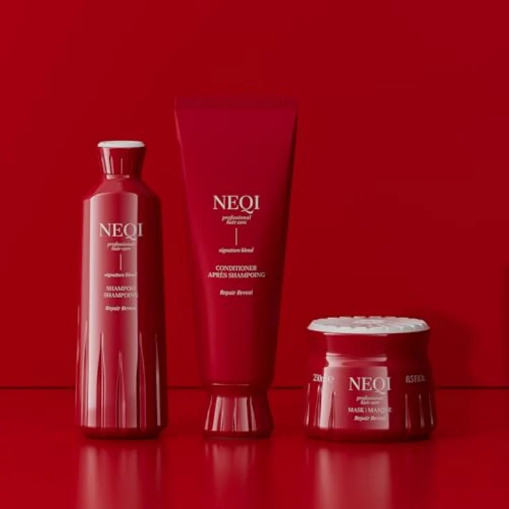 NEQI Repair Reveal Regenerierende Maske, Haarmaske für alle Haartypen, 250 ml, vegan, spendet Feuchtigkeit, erleichtert das Kämmen – Bild 6