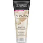 John Frieda Blonde+ Repair System Shampoo - Bond Building - Inhalt: 250 ml - Für durch Aufhellung geschädigtes Haar - Mit Bond Building Plex