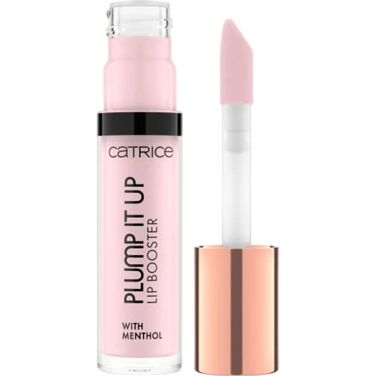 Catrice Plump It Up Lip Booster, Lipgloss, Lip Gloss, Nr. 020 No Fake Love, nude, kühlend, Färbeeffekt, vergrößernd, glänzend, vegan, ohne Alkohol (3,5ml) – Bild 1