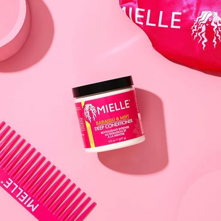Mielle Babassu & Mint, nährender Conditioner mit Tiefenwirkung für Damen, 227 g, feuchtigkeitsspendend und stärkend – Bild 6