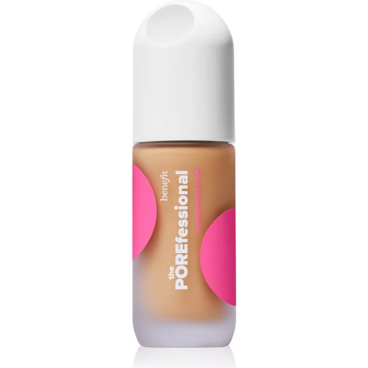 Benefit The POREfessional Foundation, flüssiges aufhellendes Make-up mit Niacinamid, Farbton 18W Proud, 30 ml