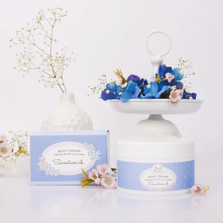 BadeFee Körpercreme "Samtweich", pflegende Body Lotion mit Aloe Vera, Kakaobutter und Sheabutter, 200ml, vegan, Tierversuchsfrei, Made in Germany – Bild 3