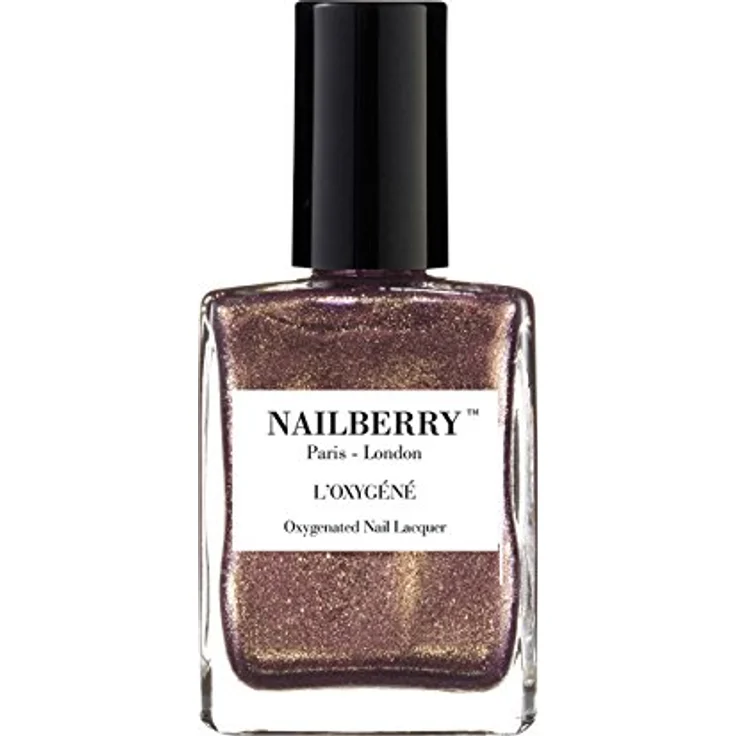 NAILBERRY L'Oxygéné Pink Sand, 15 ml Nagellack, atmungsaktiv, 12 free, vegan, cruelty free, Halal zertifiziert – Bild 1