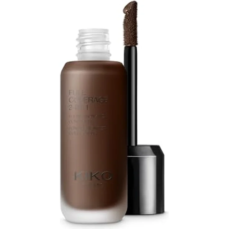 KIKO Milano Full Coverage 2-In-1 Foundation N250 Neutral 250, 25 ml, matt-satiniertes Finish, ideal für normale bis fettige Haut – Bild 1