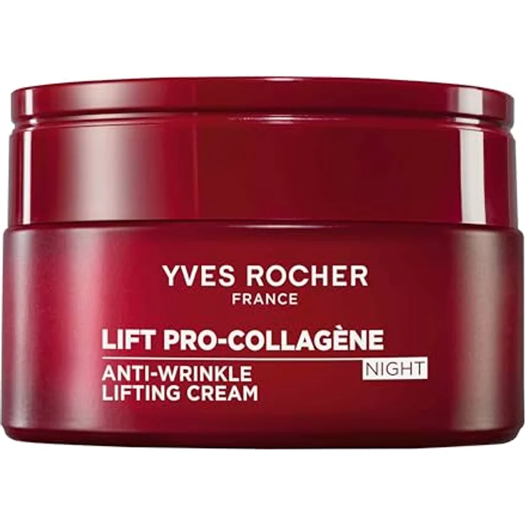 Yves Rocher LIFT Pro-COLLAGÈNE Nachtcreme - Anti-Falten Gesichtscreme, Kollagen & Hyaluronsäure, straffend - 50 ml – Bild 1