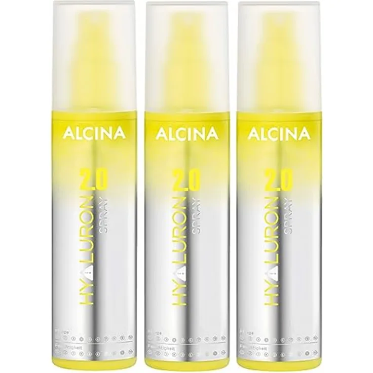 Alcina Hyaluron 2.0 Pflege Spray, 125 ml, für feuchtigkeitsspendendes Haarstyling mit Anti-Heat-Factor bis 230°C